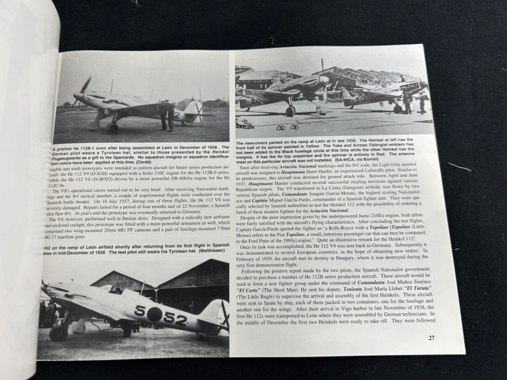 Heinkel He 112 In Action Book