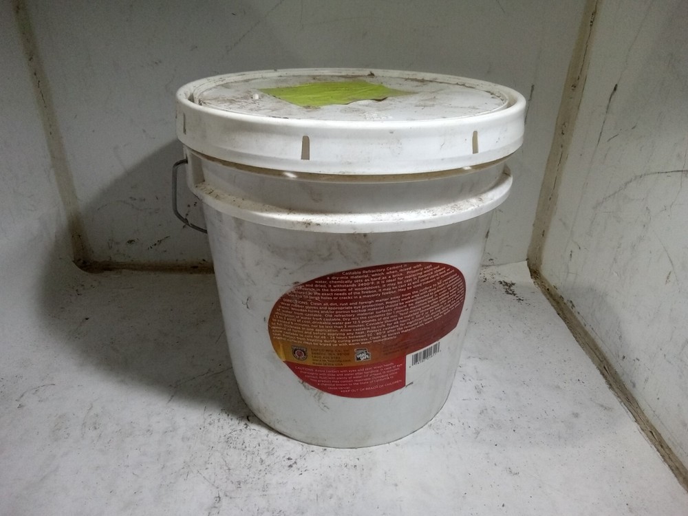 25 Lbs Castable Refractory Cement WITHSTANDS 2400 DEGREES F (E3E)