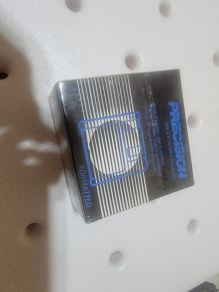2 Precision 3.5” MF2HD  Floppy Disk 10 Packs – New Sealed