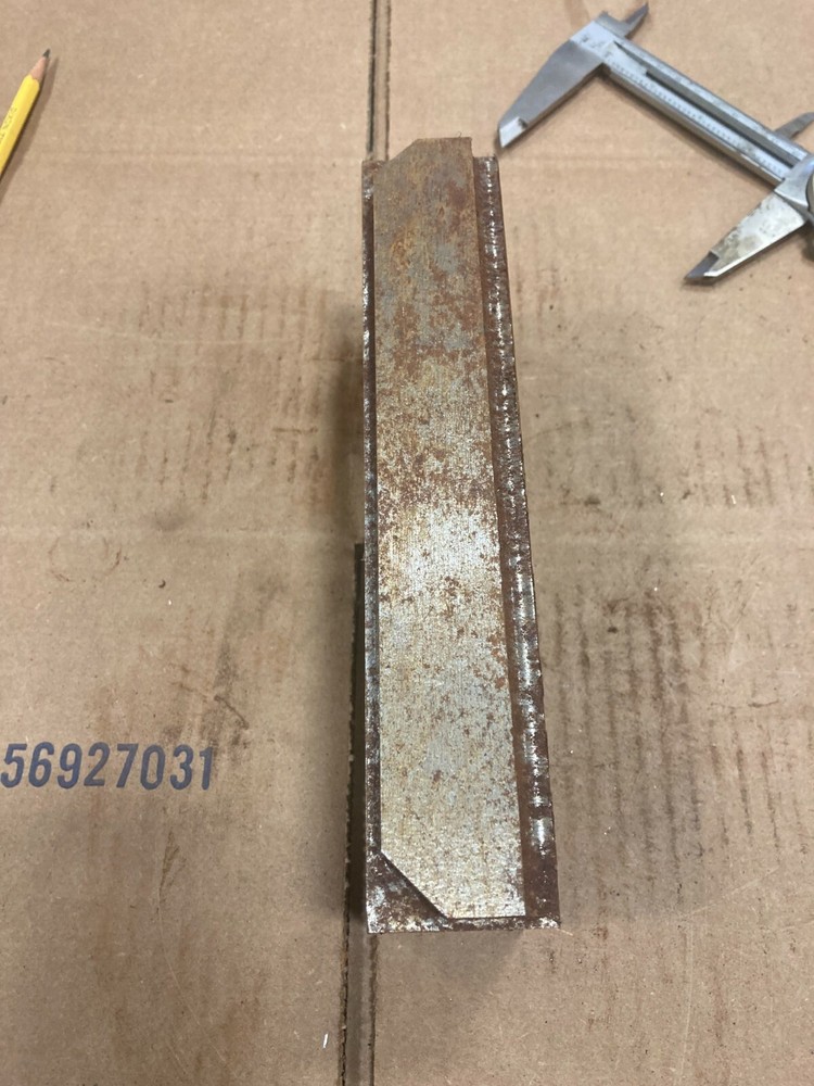 1 pc 4340 bar 1.6" x 3.25" by 8.2" long rectangular material stock