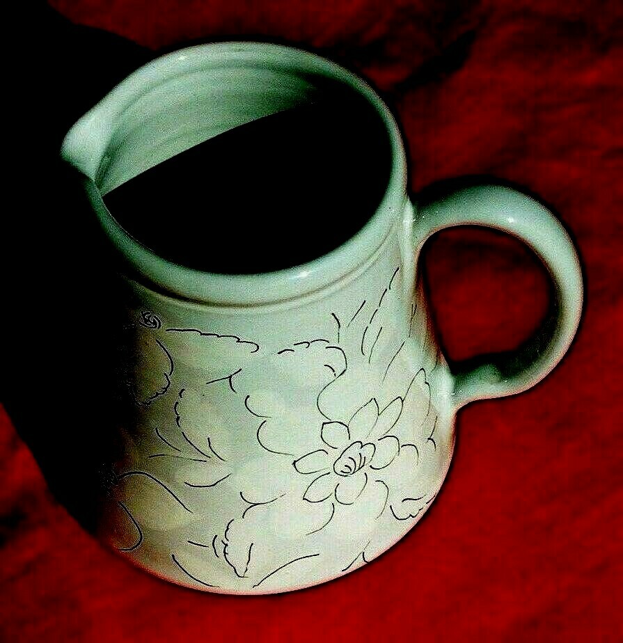 Deruta Ceramic Fiandra Pitcher Majolica 7in