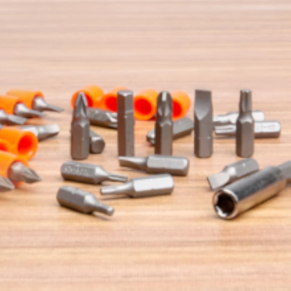 Drill Bit Set, 112-Pieces 1/ Hex Shank Impact Driver Bits and