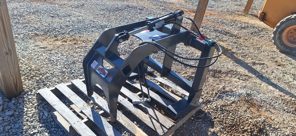 Stout Buckets Add On pallet Fork Grapple Skid Steer Tractor