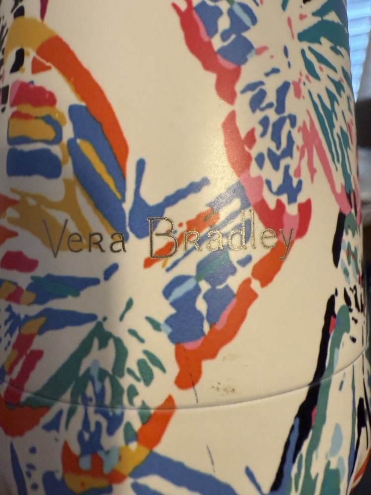 Multi Color Butterfly Water Bottle Never Used