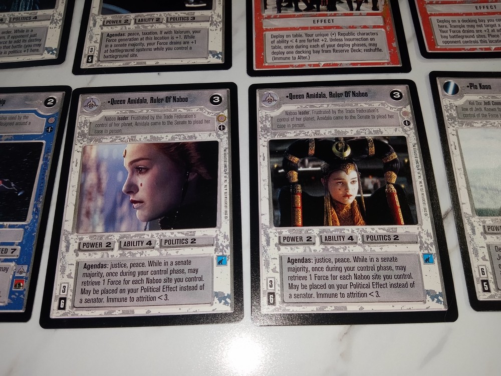 Star Wars CCG Coruscant Complete Set (Base + Rules + Checklists + All AIs) READ