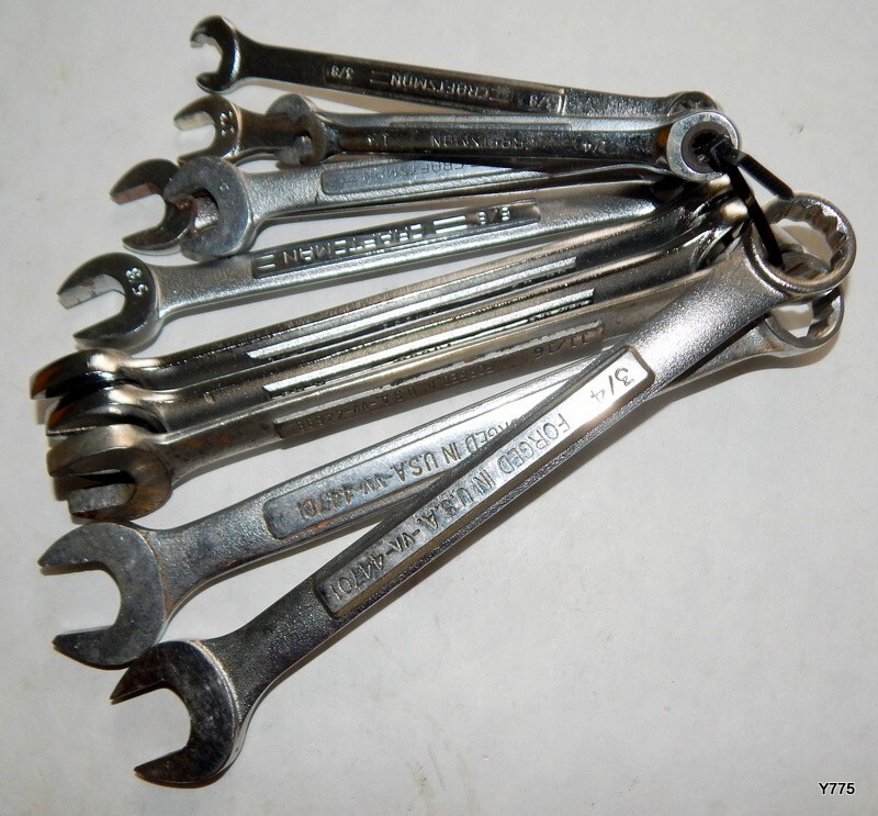 12 PCS Craftsman SAE 12-Point Combination Wrenches