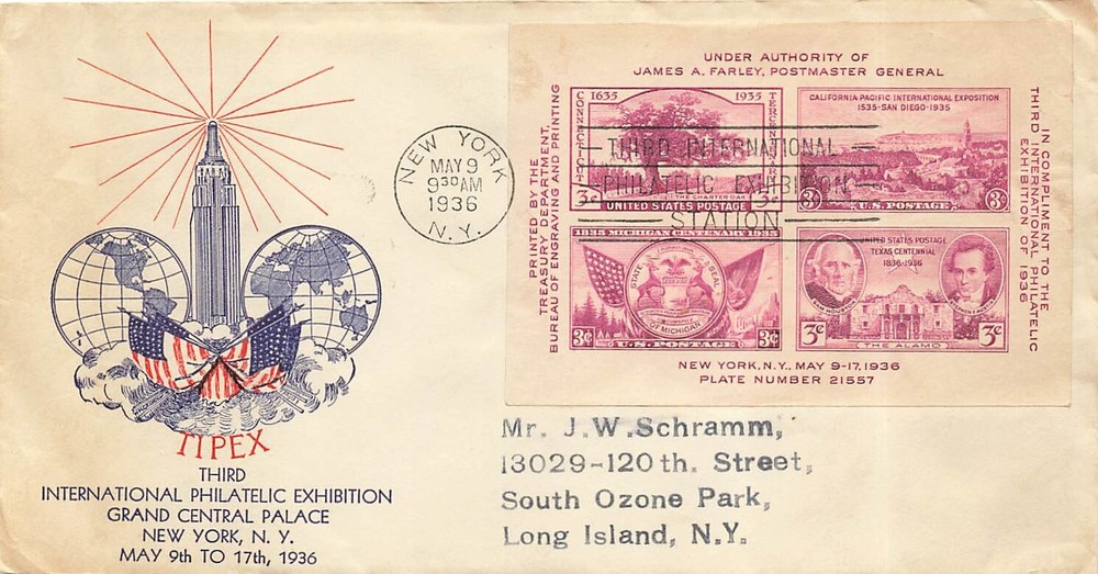 778 TIPEX SOUVENIR SHEET - I