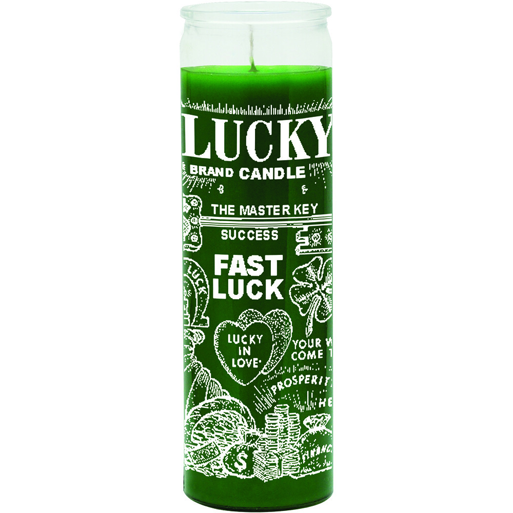 7 day candle-Fast Luck Green