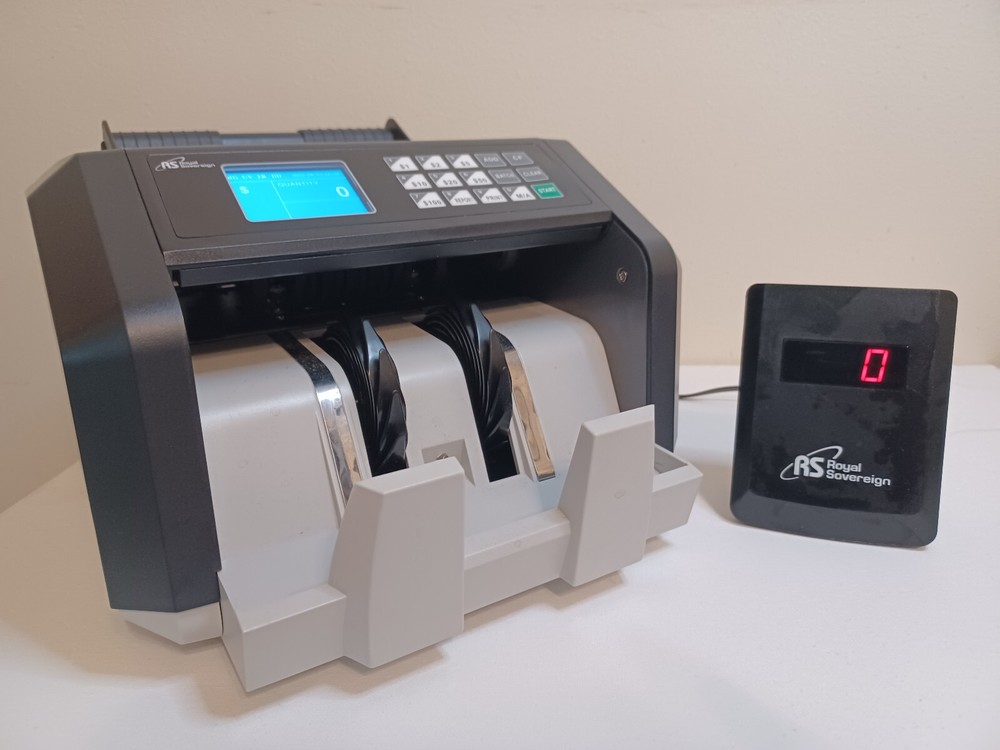 Royal Sovereign Load Bill Counter with 3 Phase Counterfeit Detection. 