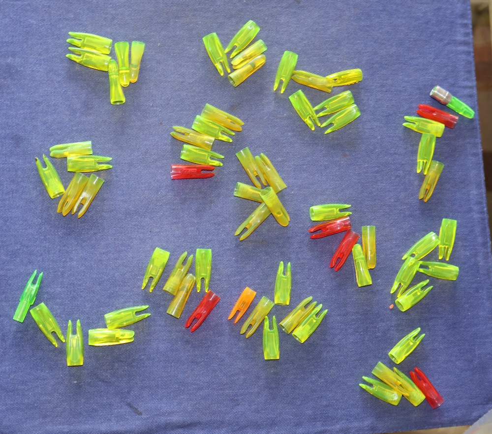 Micellaneous Archery Points,Inserts,and Knocks for Building Your Own Arrows