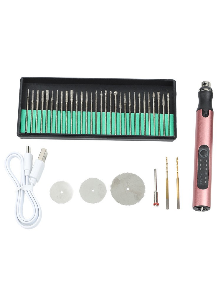 Cordless Electric Rotary Tool Application Package Content Engraving Machine