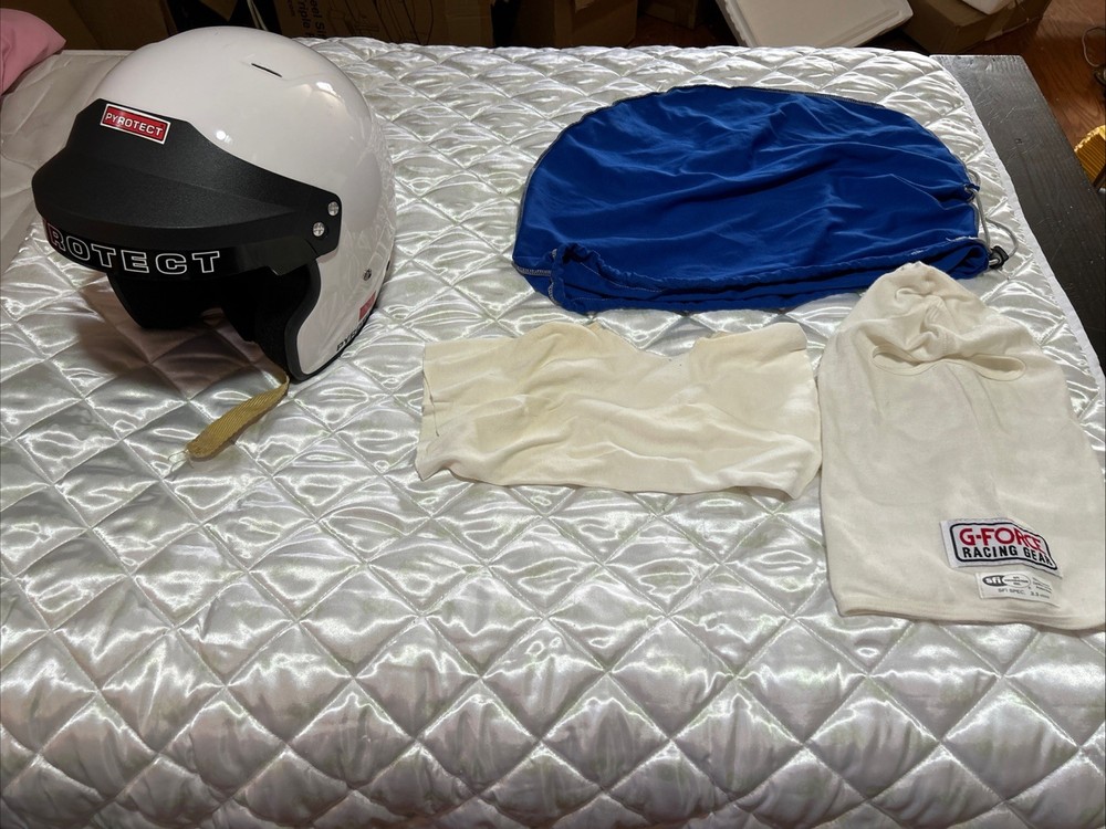 PYROTECT Helmet Pro Air Flow M Snell SA2010  Racing White Shell