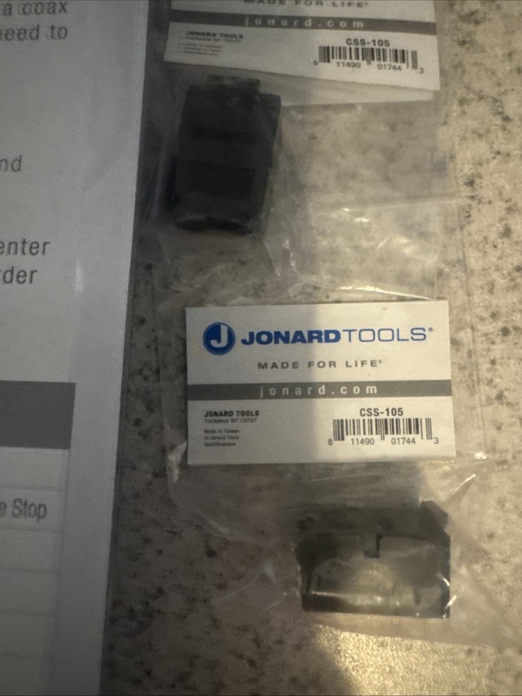 Jonard Tools CSS-596 Coax Cable Stubby End Strip Tool for RG59 & RG6 Cables