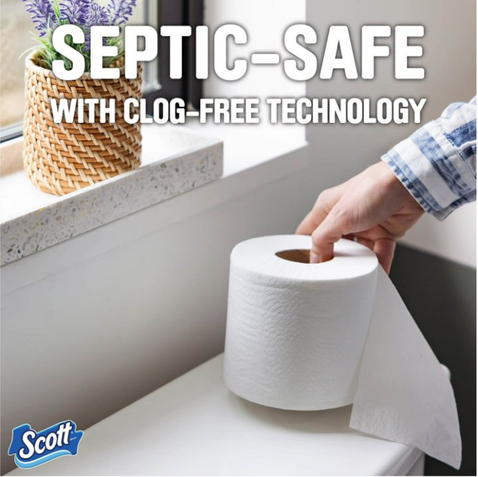 Scott 1000 Toilet Paper, 20 Rolls, 1,000 Sheets Per Roll