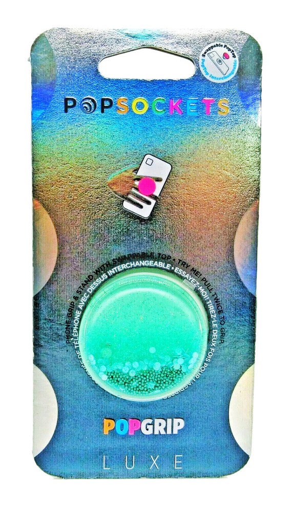 PopSockets Luxe Tidepool Green Mint Glitter ✨ Bling Pop Socket PopGrip