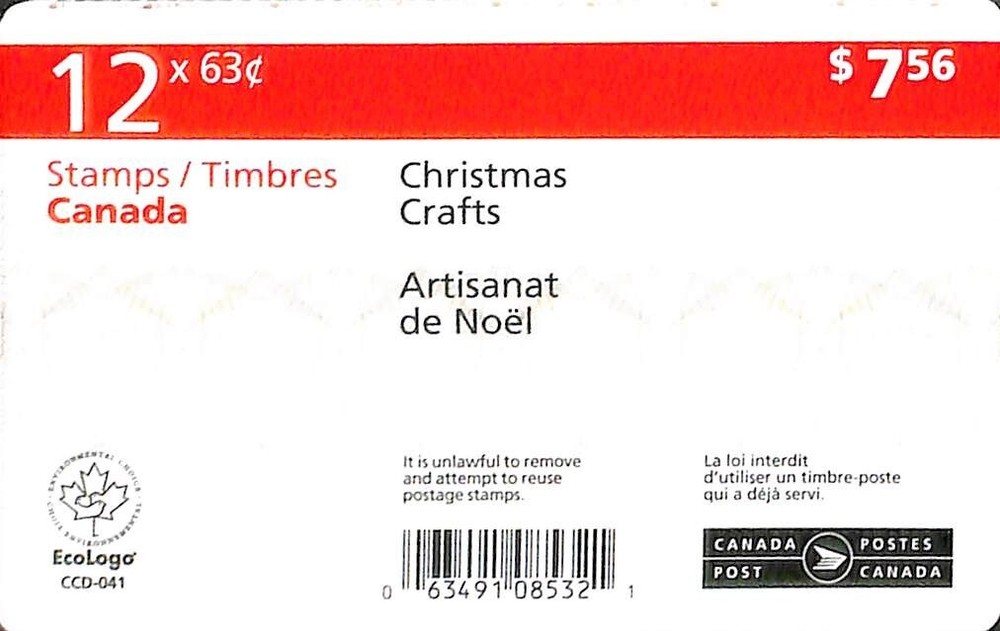 CANADA - BK564 - Scott 2689 - Christmas - 2013