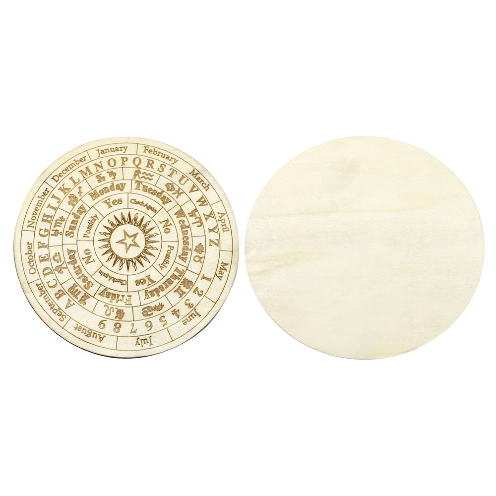 Star Pendulum Board Wooden Dowsing Board Metaphysical Divination Board