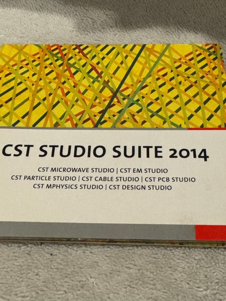CST STUDIO SUITE 2014 - CD ONLY VERY GOOD CONDITION!!!