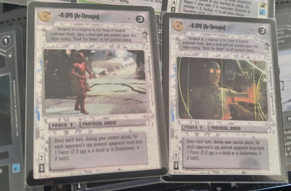Decipher Star Wars CCG Hoth Limited BB Complete Set! w/ Rules & Corrected R3PO