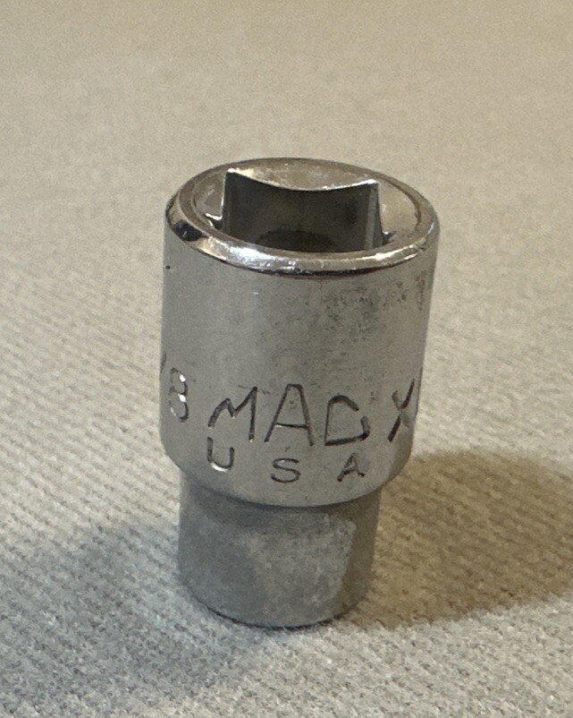 MAC TOOLS USA X126R 3/8 DRIVE CHROME 6 POINT SOCKET