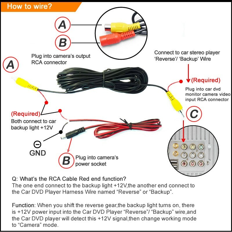 Car Reverse Rear View Backup camera For Scion xB 2003 2004 2005 2006 Guide Line