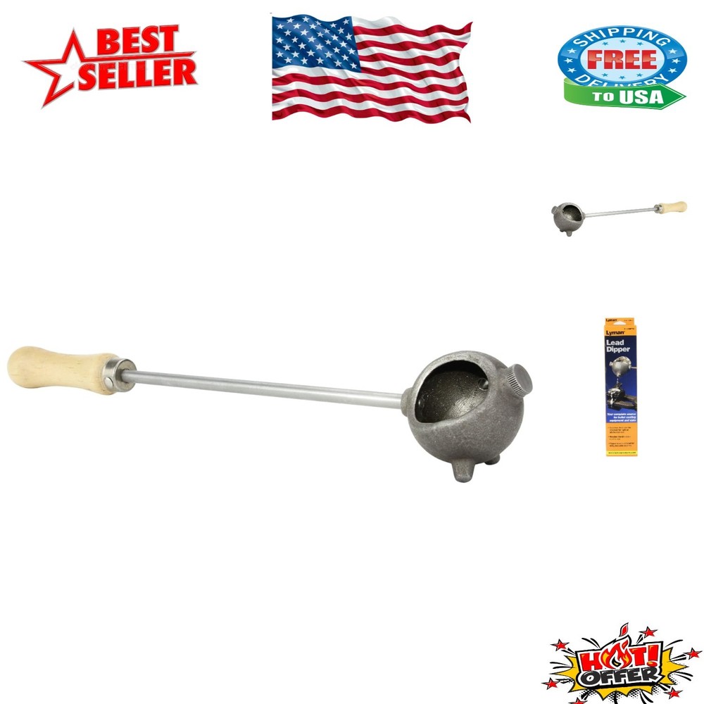 Professional-Grade Casting Dipper with Cast Iron Head for Efficient Pouring