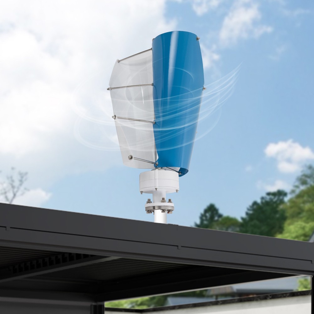 Vertical Axis Wind Turbine Generator 12V with Controller Home Windmill Kit 100W