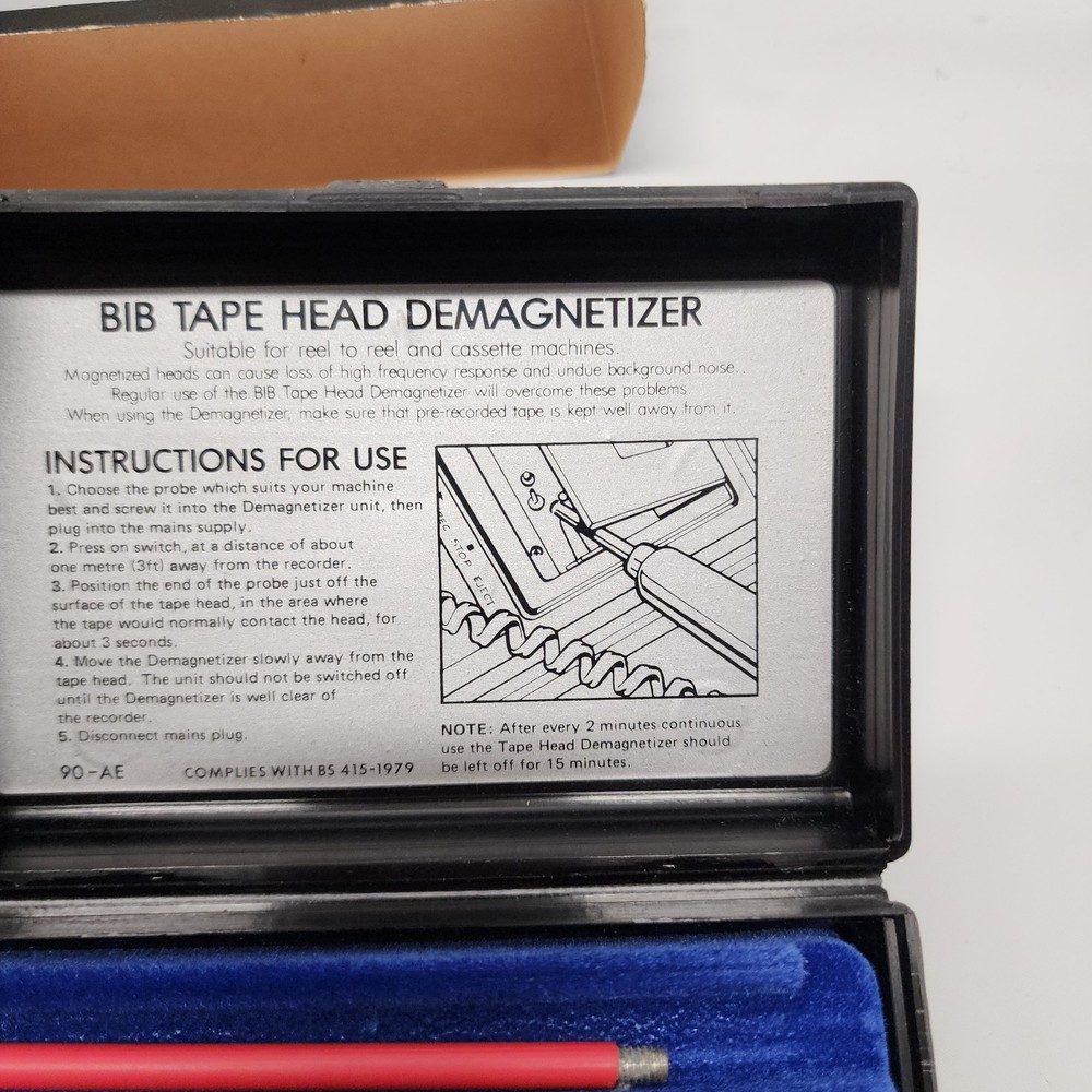 BIB Videophile Edition Tape Head Demagnetiser VE-6