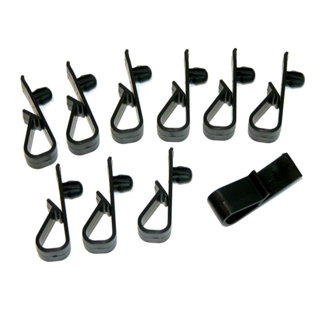 Wiring Harness Clip Hook Plastic At Core Support 1970-75 Lemans Firebird 10pc