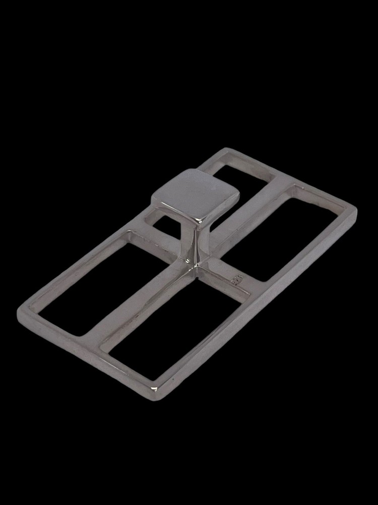 BIG Solid Silver Cufflinks By Bullionboy the Minolith Geometric Collection