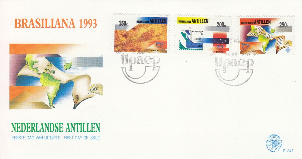 Netherlands - Dutch Antilles FDC Issue 1993 (247) Brasiliana