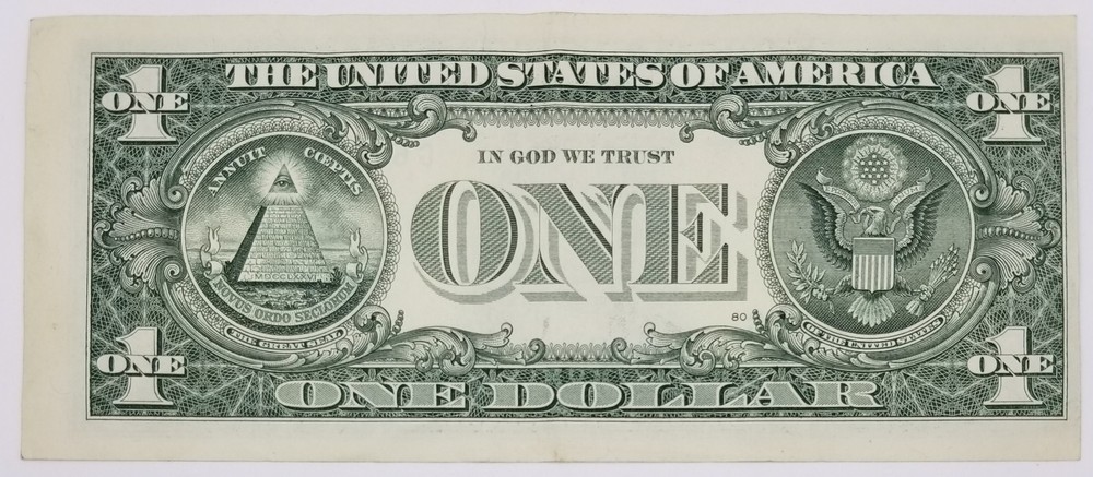 Federal Reserve Note MISALIGNMENT ERROR MISCUT $1 Dollar Chicago 2021