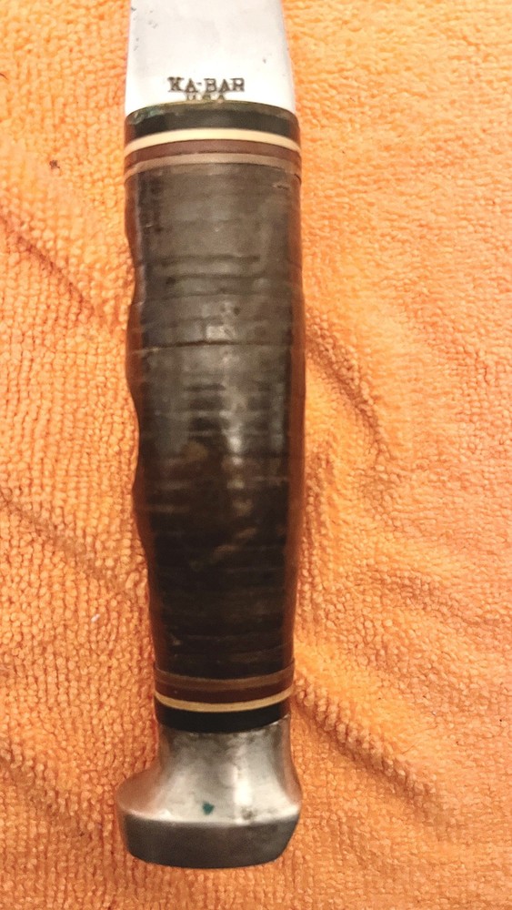 KA BAR Hatchet Leather Handle and holster