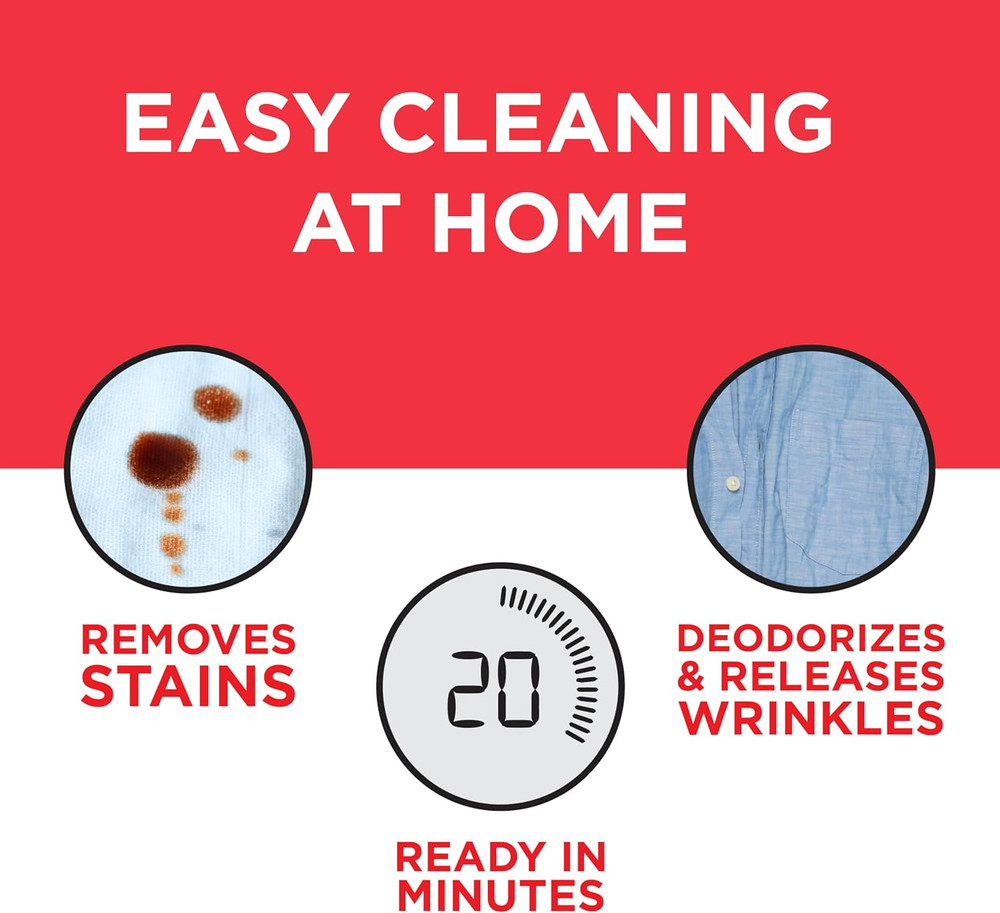 At-Home Dry Cleaner Kit, New and Improved Formula with Rapid Refresh Technology,