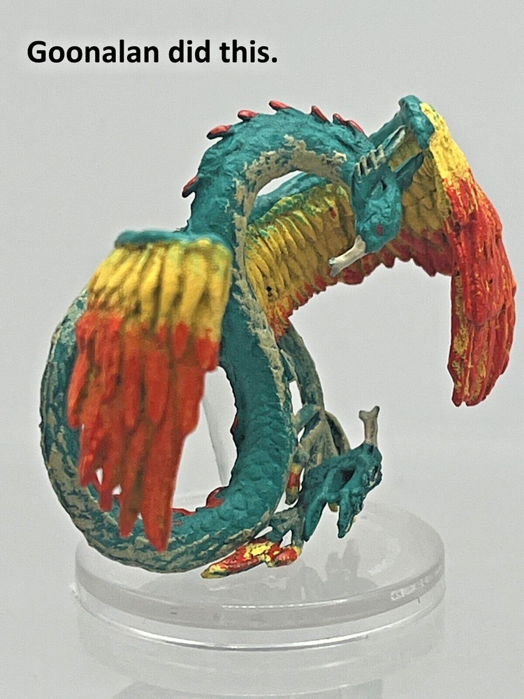 D&D Pathfinder Mini Summoned Creatures 2 Couatl UNIQUE