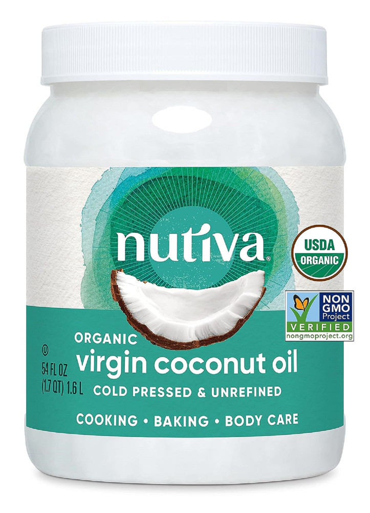 Aceite de coco orgánico virgen sin refinar, 54 fl oz