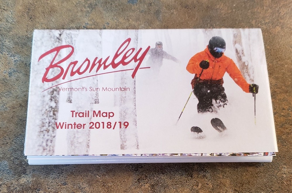 7- BROMLEY, VT SKI AREA TRAIL MAPS ALL DIFF. YRS BROCHURES & TRAIL MAPS. SEE