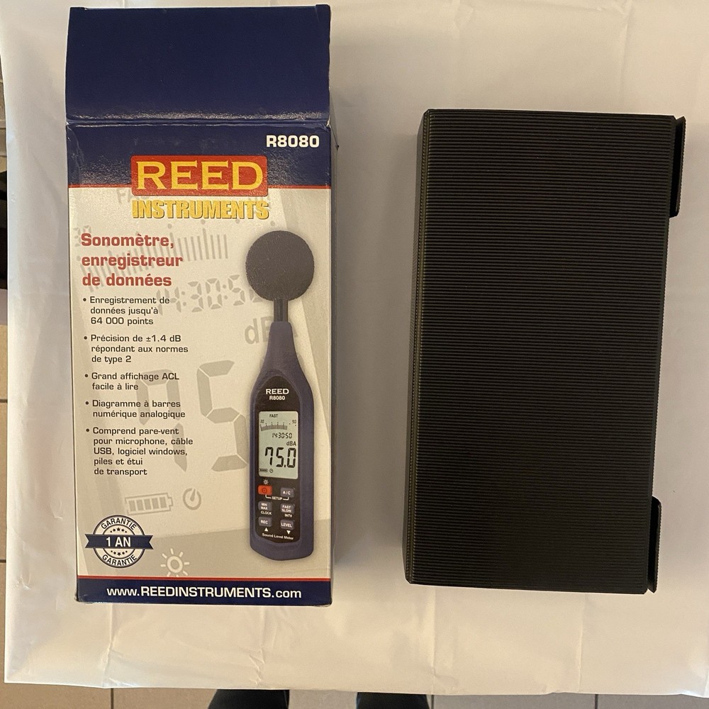 REED INSTRUMENTS R8080 SOUND LEVEL METER,DATA LOGGER