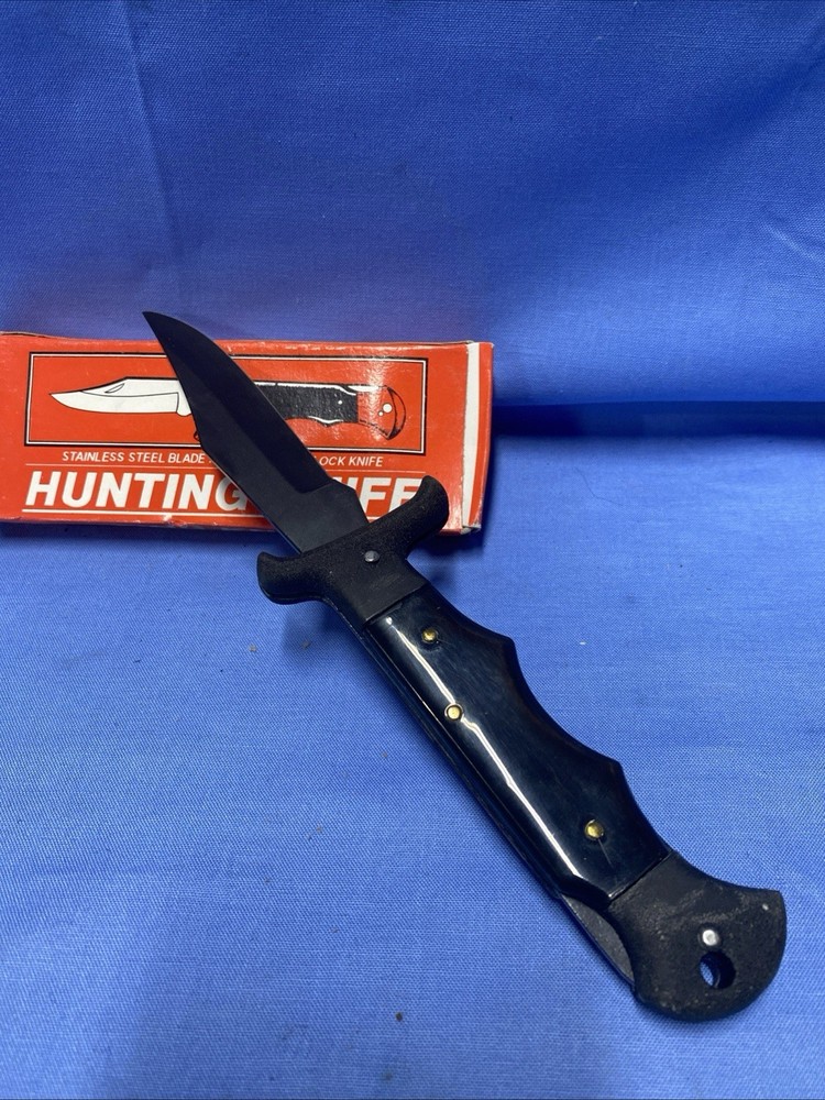 vintage folding hunting knife