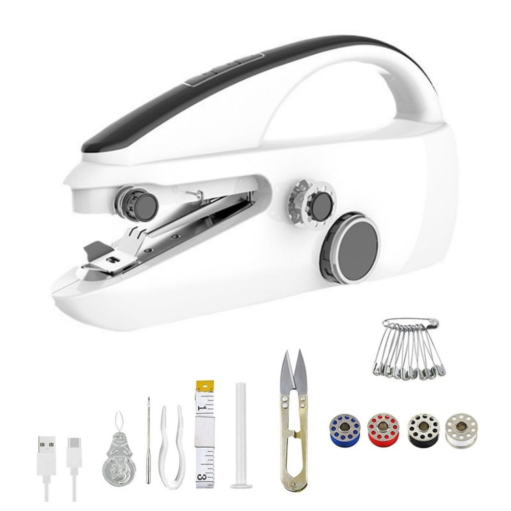 1 Set Handheld Sewing Machine W/Complete Accessory Kit Home Use DIY Tool