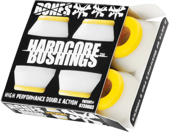 Bones Bushings - Medium - White/Yellow