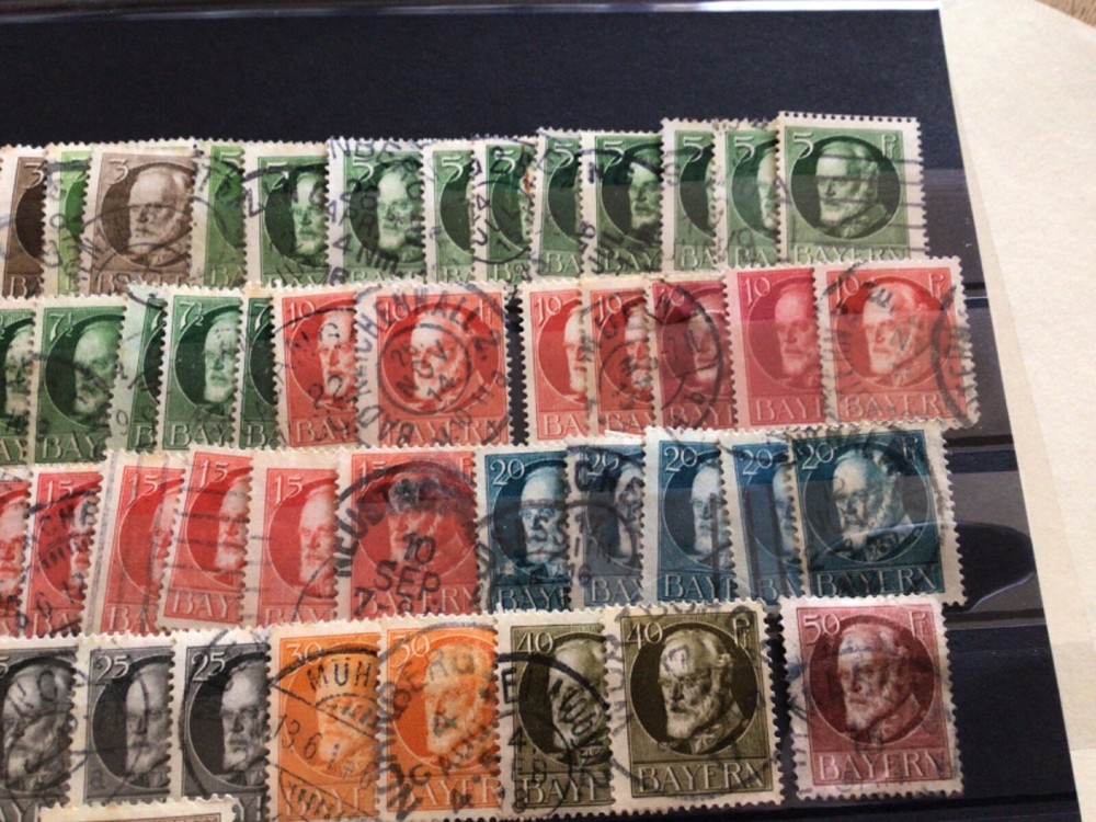 Bavaria 1914-1920 used stamps A14005