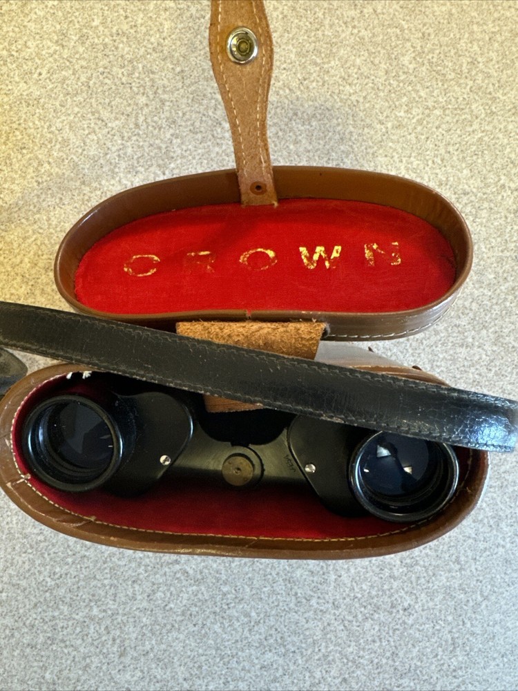 OPTIX 6x30 BINOCULARS AND CROWN CARRY CASE W/ STRAP