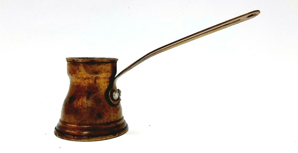 Rustic Cezve Small Long-Handled Turkish Coffee Pot
