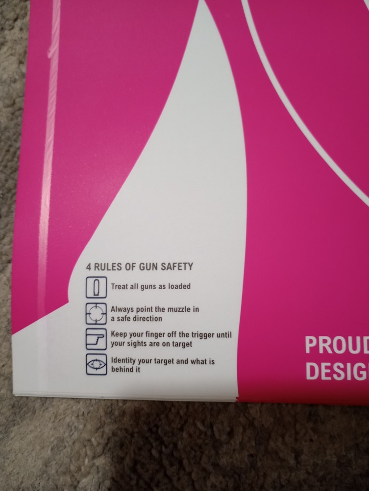 25 Pack Paper Shooting Target for Gun Range, Practice