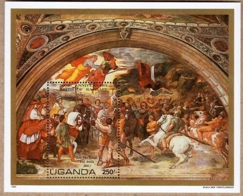 Uganda 1983, Raphael, Painting MNH.