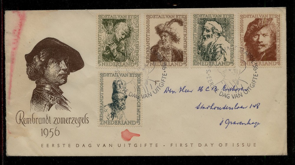 Netherlands  B291-95  on  cachet  cover      HT1005