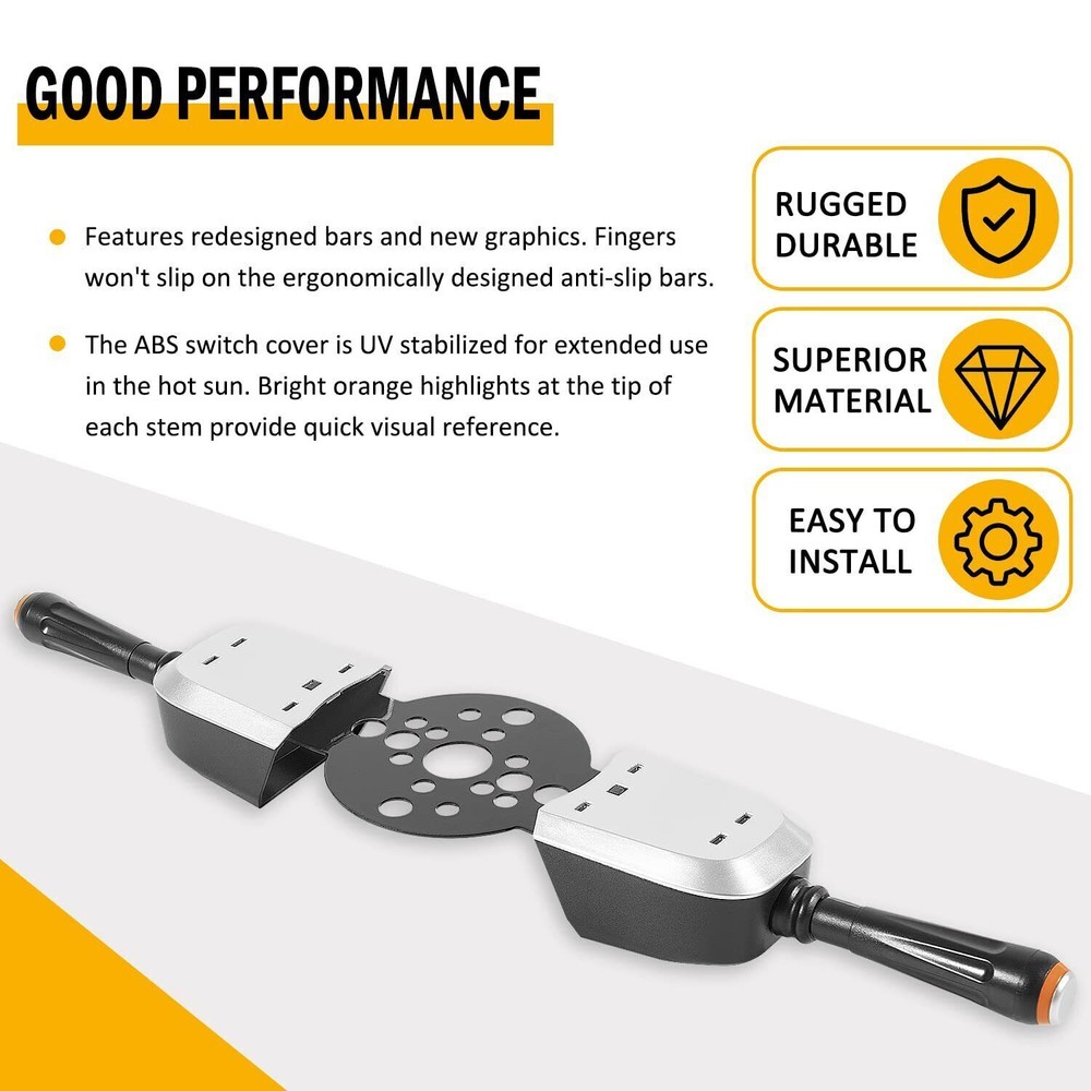 PT2000-1P Bezel Control Switch Dua Blinker Trim/Jack Plate for Seastar Hydraulic