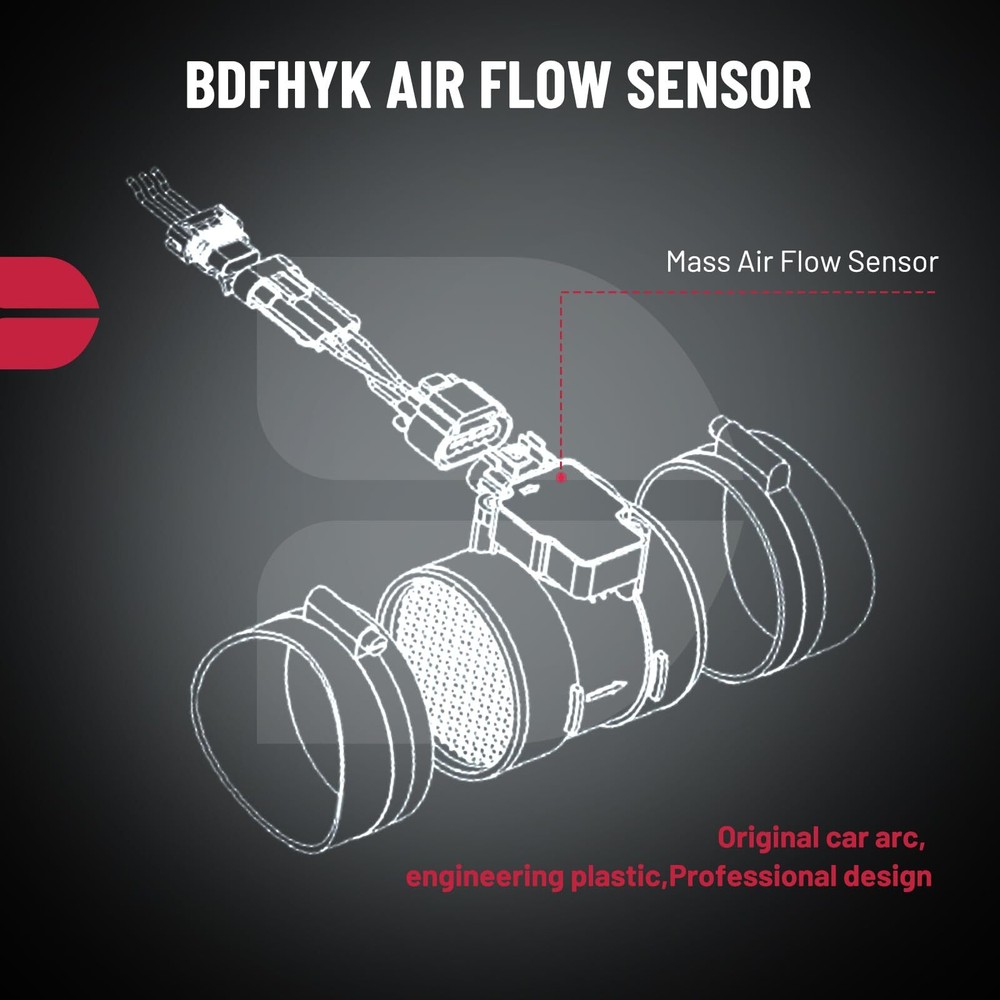 Mass Air Flow Sensor Meter MAF Sensor 197-6110 Compatible with is F 2008-2014...