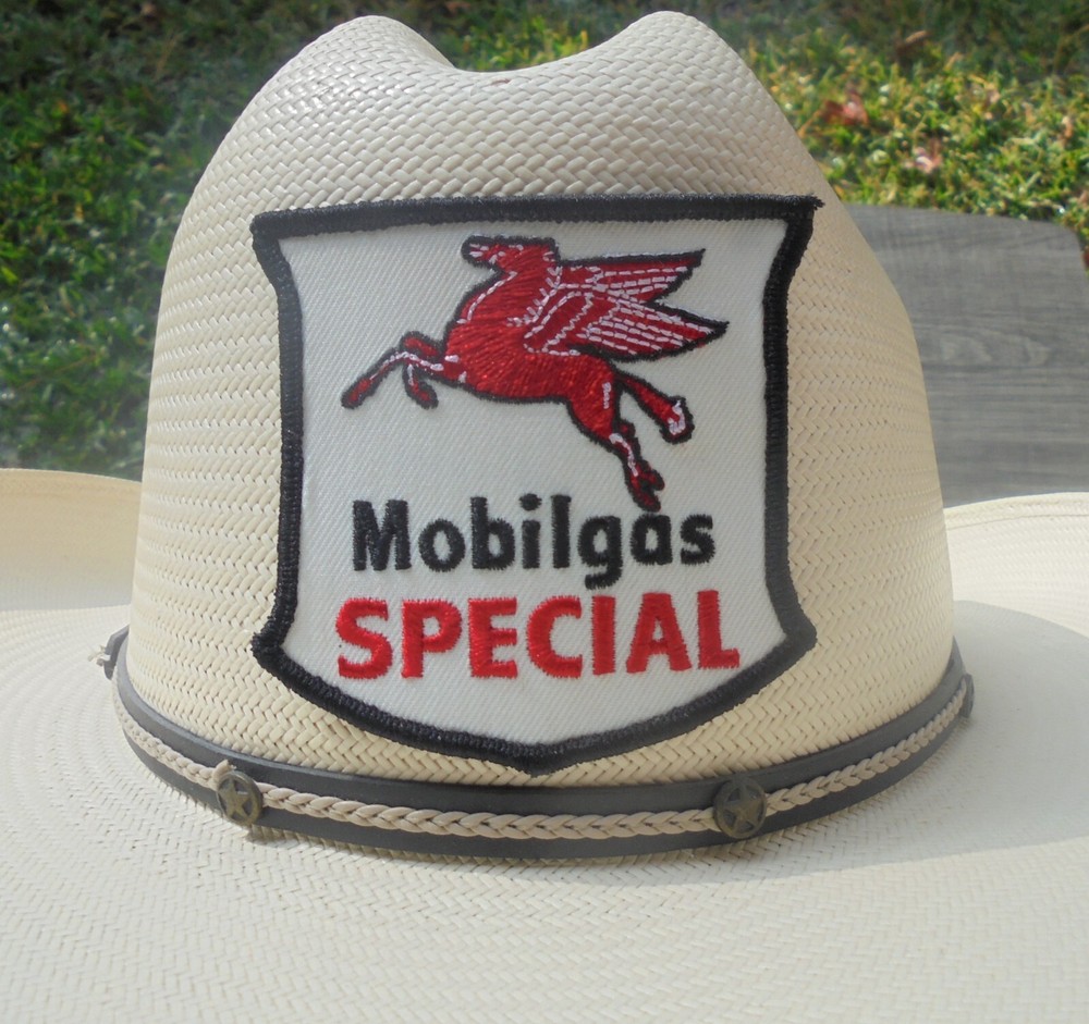 MOBIL GAS SPECIAL ADHESIVE BACK CLOTH PATCH 3X3"